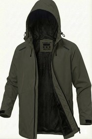 Resim Ghassy Co Erkek Rüzgarlık/Yağmurluk Outdoor Omuz Detaylı Mevsimlik Füme Spor Ceket 