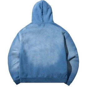 Resim Erkekler Için Static Arc Kapüşonlu Sweatshirt - Gök Mavisi, Rahat Tasarım Mavi 