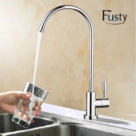 Resim Krom Kaliteli Arıtma Musluğu - Tezgahüstü Su Arıtma Cihazı Musluğu Bataryası - 360 Derece Döner Başlık Lüks Içme Suyu Musluğu 