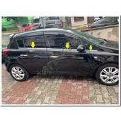 Resim Db Chrome Opel Corsa D Cam Çıtası Nikelajı 2006-2015 6 Parça P.Çe 