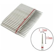 Resim 50 Adet/set Matkap Ucu Seti Çivi Kesici İçin Diş Elmas Taşlama Lehçe Burs Diş Lab Parlatıcı 2.35mm Shank Tırnak Araçları Sıcak Pembe 
