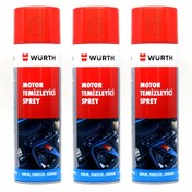 Resim Würth 3x Motor Temizleyici Sprey 500 ml (SU GEREKMEZ) 