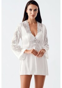 Resim İmaj 1002 Ekru Renk Saten 6lı Çeyizlik Set Ekru 