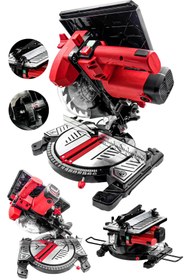 Resim stilmax Germany Alttan Üstten Kesim Tablalı Gönye Kesme Bakır Motor 210mm Ahşap Sunta Plastik Kesme 4000W 