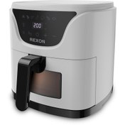 Resim Rexon 4.2 lt Yağsız Airfryer Beyaz 