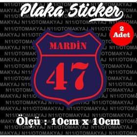 Resim 47 Mardin İl Şehir Plaka Sticker Futbol Spor Kulüb 