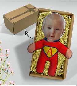 Resim Bk Gift Hediye Kutusunda Kişiye Özel Fotoğraflı Süper Kahraman Bebek Yastık-13, Arkadaşa Hediye, Sevgiliye Hediye, Doğum Günü Hediyesi Kobitmeyencom33 