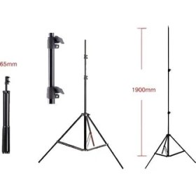 Resim JINBEI EQ-190 1.90m Alüminyum Işık Standı Havalı 