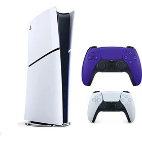Resim Sony Playstation 5 Slim Dijital + 2. Mor Dualsense PS5 Kol (İthalatçı Garantili) 
