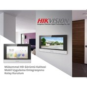 Resim Hikvision Ds-Kh6320-Wte1 7 Tft Iç Mekan Ip Görüntülü Diafon Ekran 
