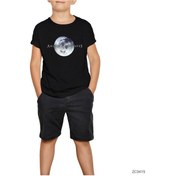 Resim Angels And Airwaves Moon Siyah Çocuk Tişört Siyah 