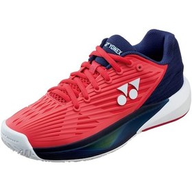 Resim Yonex Power Cushion Eclipsion 5 Kırmızı Lacivert All Court Kort Kadın Tenis Ayakkabısı Kırmızı 