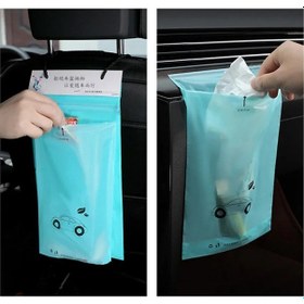 Resim 50 Adet Araba Çöp Torbası Araba Çöp Torbası Bir Kez Çöp Torbası 1 Adet 