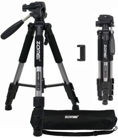 Resim zomei Q111 Profesyonel Alüminyum Tripod 5 Kg Taşıma Kapasiteli 