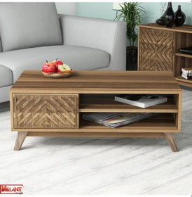 Resim Variant Inci Orta Sehpa - Ceviz 