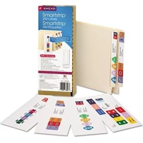 Resim SDT Group Smartstrip Etiketleri, Dolum Paketi, Uç Sekme Etiketleri, Mürekkep Püskürtmeli Yazıcı (66006) 