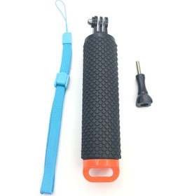 Resim Turuncu-şamandıra El Kavrama Yüzdürme Çubuk Kutup Sopa Monopod Tripod Gopro Go Pro Hero 8 7 6 5 4 3 Xiaomi Xiomi Yi 2 4k 4 K Eylem Kamera 