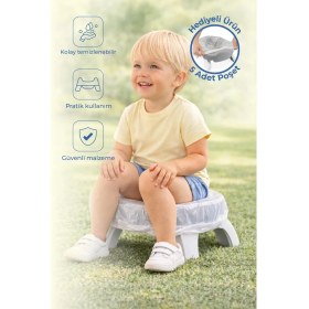 Resim Empressco Babyjem Portatif Katlanabilir Seyahat Lazımlığı Soft Gri + 5 Hediye Poşet - Fiyatı, Yorumları 