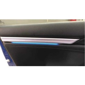 Resim Honda Civic Fc5 Uyumıu Iç Kapı Döşeme Çıtası 4 Parça Maviambiyans (520627068) 
