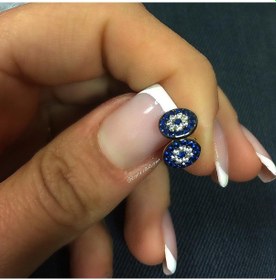 Resim Glorria Altın Nazar Boncuğu Küpe N11.11088 