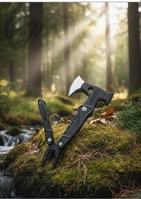 Resim Çok Fonksiyonlu Kamp Baltası + Bez Çantalı Era06931 