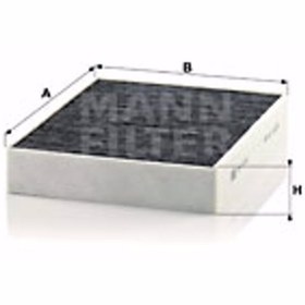 Resim Bmw 2 Coupe M 235 I Xdrive 2012-2018 Mann Karbonlu Polen Filtresi 