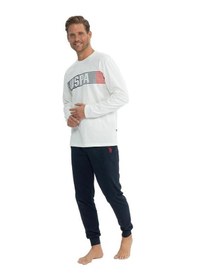 Resim U.s Polo 18830 Yuvarlak Yaka Pijama Takımı 001 