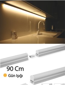 Resim Cata Mutfak Tezgah Aydınlatması-raf Aydınlatması Armatür 90cm Led Anahtarlı Set- Gün Işığı (Fişe Tak Çalıştır Değildir.) 