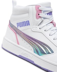 Resim Puma 39872501-Puma ReboundV6MidBouncySky Kadın Spor Ayakkabı BEYAZ 