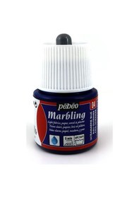 Resim Pebeo Marbling Ebru Boyası Ultramarine Blue 45 Ml Şişe 130-04 