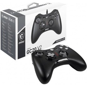 Resim MSI GG FORCE GC20 V2 OYUN KOLU PC/KONSOL/ANDROID 4.1+ DESTEGI 2 MILYON BASIS ANAHTARLAR CIFT TITRESIM MOTORU 2M/30CM ANTROID KABLO U 