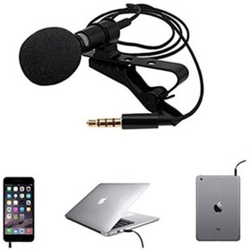 Resim Profesyonel Youtuber Yaka Mikrofonu 1.5 M 3.5 Mm Stereo Çantalı 