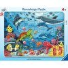 Resim Ravensburger 30 Parça Büyük Çerçeveli Deniz Altında Puzzle 055661 