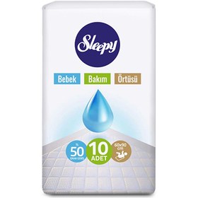 Resim Sleepy Natural Bebek Bakım Örtüsü 10'lu - Gratis 