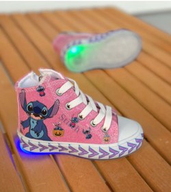 Resim Surpie Shoes Stitch Kız Çocuk Ayakkabı, Kız Çocuk Günlük Ayakkabı (31-35 numara aralığı IŞIKSIZDIR) 