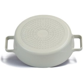 Resim 0128 D-neof230l Fıka Cam Kapaklı Alumınyum Sıg Tencere 30 Cm Bej 