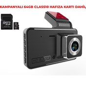 Resim MB-200 4" Fullhd Ekran Araç Içi Ön ve Arka Kamera Gece Görüşlü. Araç Kamera. Hafıza Kartlı. 