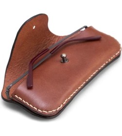 Resim Ca-Leather Hakiki Deriden El Yapımı Gözlük Kılıfı 