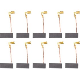 Resim Ximistore9 10 Adet Karbon Fırça Seti - Matkap, Testere Ve Taşlama Motorları İçin Yedek Parça 25mm Yaylı Bakır Çekirdek 