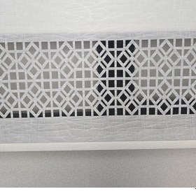 Resim Bbb Keten Kumaşlı Lazer Kesim Tül Stor Perde Mlt1004 Ekru 