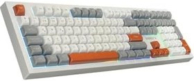 Resim Everest KM-78 Rena Krem/Gri/Kahve Kablosuz 2.4 + BT RGB Aydınlatmalı Sessiz Q Su Sıçramasına Dayanıklı Klavye + Mouse Set 