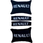 Resim Otomind Renault Nakışlı Boyun Yastığı Konfor Seti 