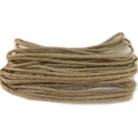 Resim Storemax 5 mm 10 Metre Jüt Halat Ip Dekoratif Hasır Ip Kendir Halat 