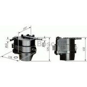 Resim Bosch 190199 Mazot Filtresi Bipper 1.4 Di̇zel 0450907007 