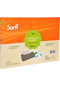 Resim Sarff 125 Mikron A3 Pvc Laminasyon Filmi 100 Lü Paket 