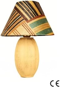 Resim Handmade Dekoratif Seramik Abajur | El Yapımı, Modern & Şık Tasarım | E27 Duy Uyumlu | 52 cm | A Sınıfı Enerji Verimli | CE Sertifikalı | Benzersiz Desenli Seramik Gövde | Yerli Üretim (BK114) 