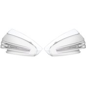 Resim Ranyeek Motorcycle Universal 22mm Grip Led Sinyal Işıklı, Su Geçirmez, Rüzgar Ve Darbe Koruyucu Kolluk Beyaz 