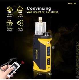 Resim Patona 4270 Fog Master Pro Set Taşınabilir Sis Makinesi Aksesuarları Ve Çantası Dahil 