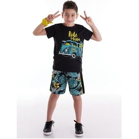 Resim Denokids Mshb&g Vosvos Hawai Erkek Çocuk Şort Takım Çok Renkli 