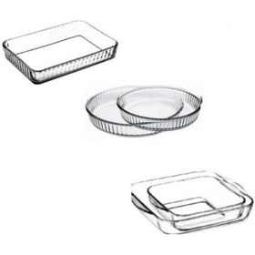 Resim Paşabahçe Borcam Fırın Tepsisi - 5 Li Borcam Set 